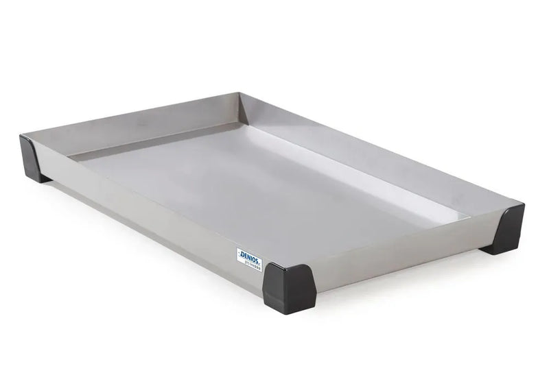 Gray Spill Tray For Small Containers Pro-Line In Stainless Steel, No Perf Sheet, 30 Litres