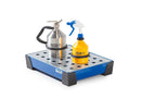 Light Gray Spill Tray For Small Containers Classic-Line, Steel, Paint, W Galv. Perf. Sh, 10 Litre