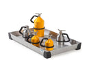 Gray Spill Tray For Small Containers Pro-Line In Stainless Steel, No Perf Sheet, 30 Litres