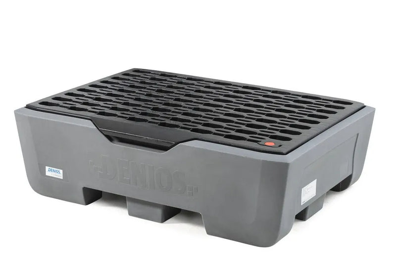 Slate Gray Spill Pallet Pro-Line In Polyethylene (PE) For 2 Drums, With Grid and Leak Indicator